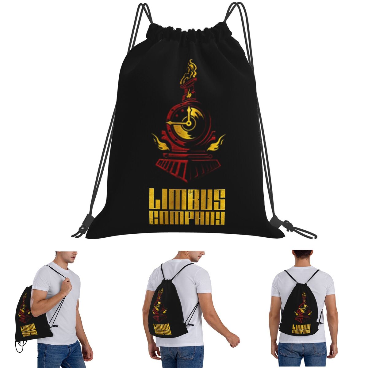 Women Bags Company - Limbus Company バックパック カジュアル ドローストリング バンドル