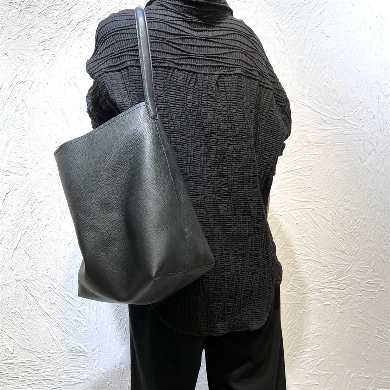 女性100% 本革ショルダーバッグビッグカジュアル手バケット - Women Hand Bags For Office のレビューと価格
