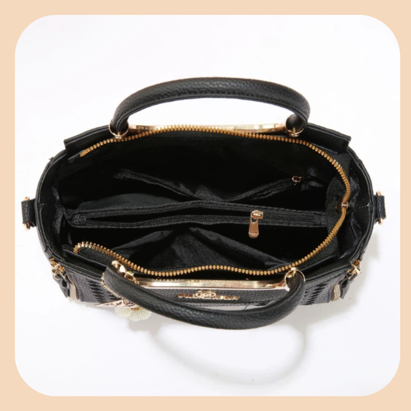 ライチ柄PUレザー製の3ピースハンドバッグセット。 この無地 - Women'S Bags Handbags のレビューと価格