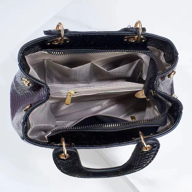 3ピースレディースバッグセット、コンパクトで軽量なクロコダイ - Women'S Bags Handbags のレビューと価格