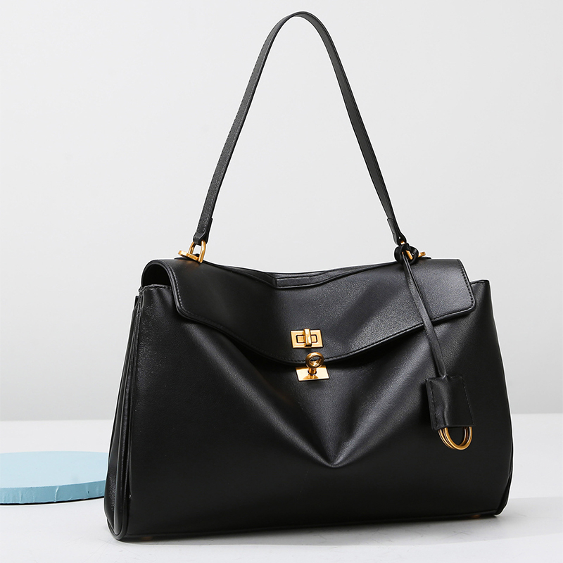 女性用ブラウン本革ショルダーバッグ,つや消しスエードトートバ - Women Hand Bags For Office のレビューと価格