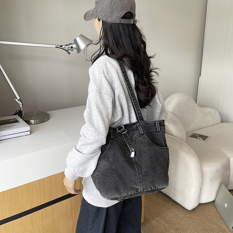 デニムファッションは、シンプルでトレンド感があり、日本や韓国 - Women'S Young Bags のレビューと価格