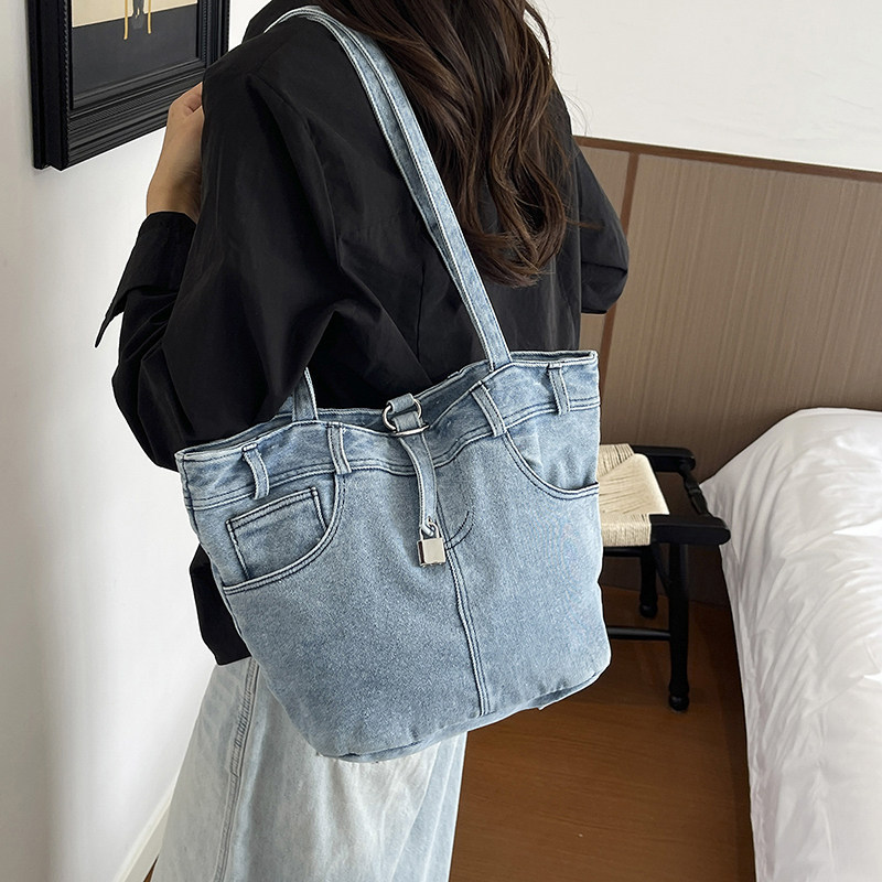 デニムファッションは、シンプルでトレンド感があり、日本や韓国 - Women'S Young Bags のレビューと価格