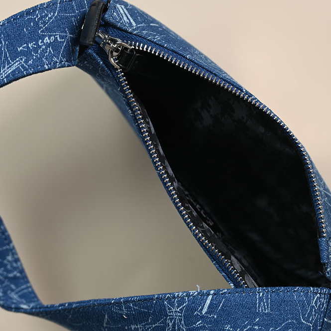 新作レディースハンドバッグ デニム生地 メタルレター シング - Women'S Young Bags のレビューと価格