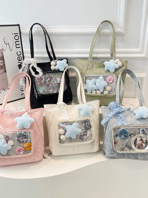 キュートなプリンセススタイルのデュアルバックバッグ、シンプル - Women'S Young Bags のレビューと価格